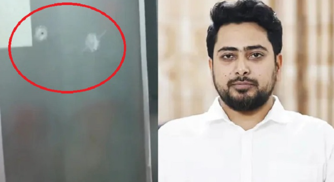 রাজধানীর বাড্ডায় নাহিদ ইসলামের নির্বাচনী অফিসে গুলি ও ভাঙচুরের ঘটনা
